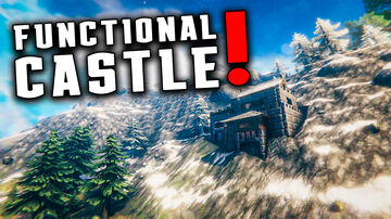 Built Into the Hill… But Fully Functional! | VALHEIM Castle Valheim Article
