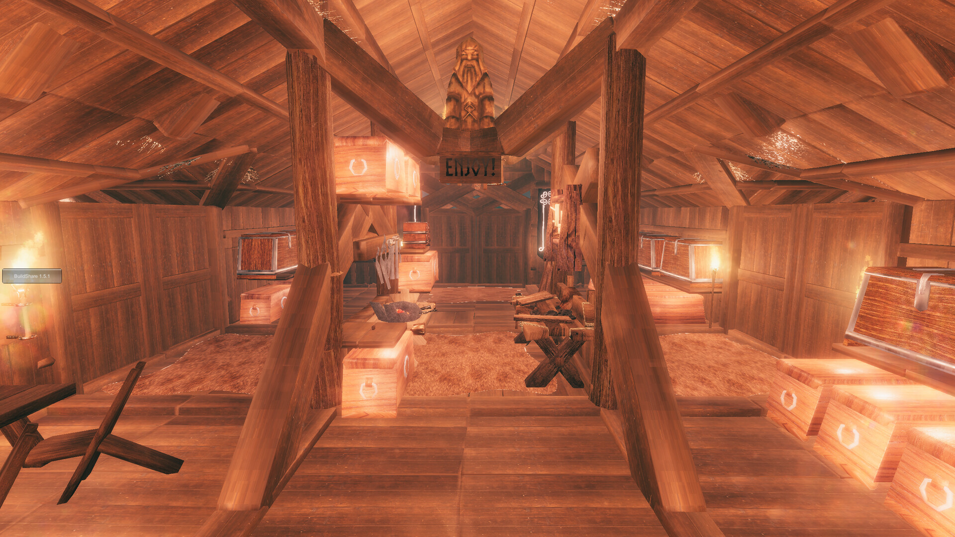 Trxllege's Storage Hub Valheim Build
