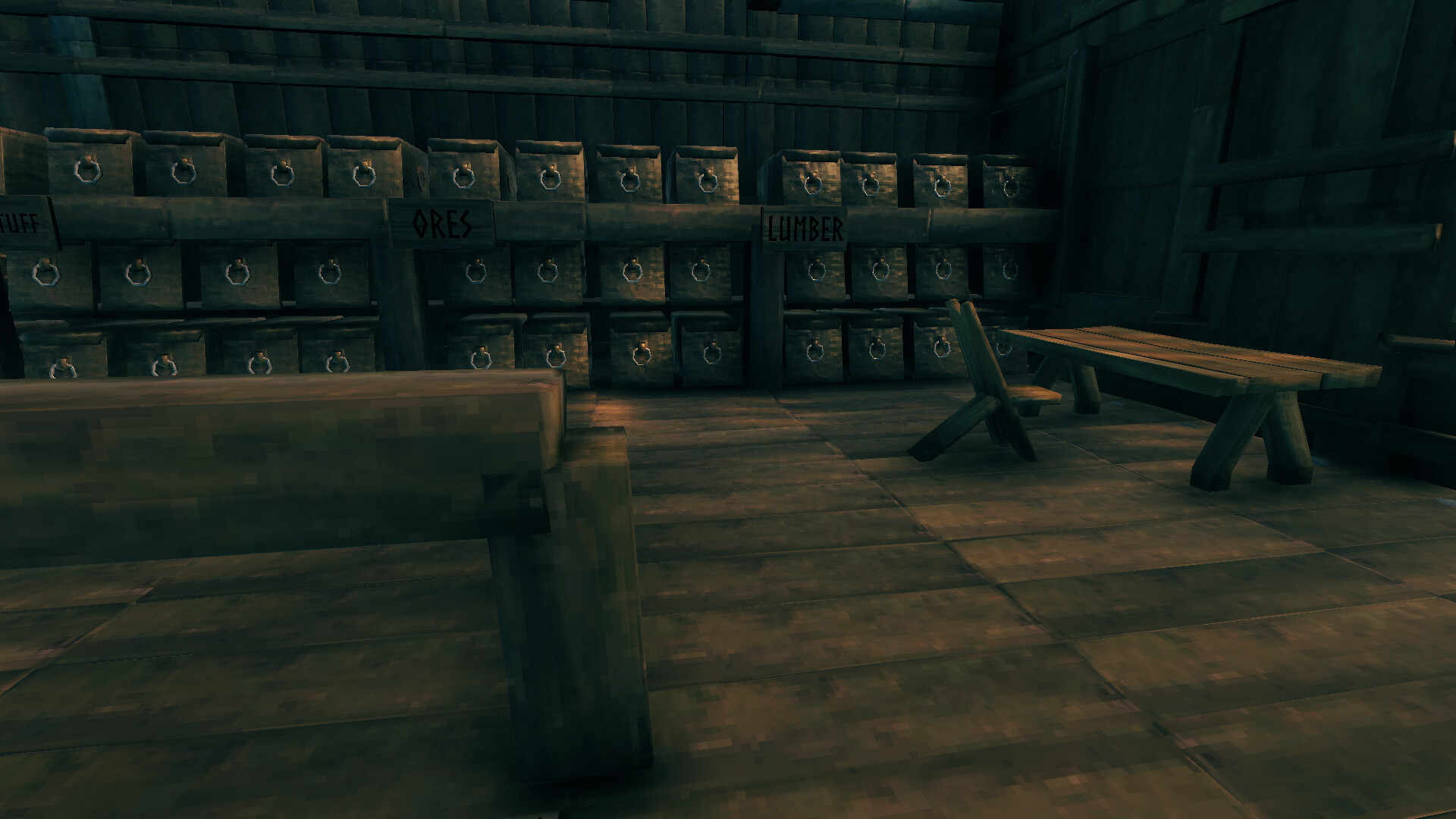 storage house Valheim Build