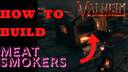 Valheim Meat Smokers!! --DITCH YOUR UGLY COOKING STATIONS--- Valheim Build
