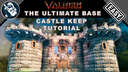 Best Large House Design Tutorial | How to Build a Stone Castle in Valheim Valheim Build