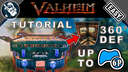 How to Build your 1st Wood Castle Tower Tutorial in Valheim Valheim Build