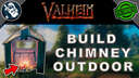 Simple Outdoor Chimney - Tutorial Valheim Build