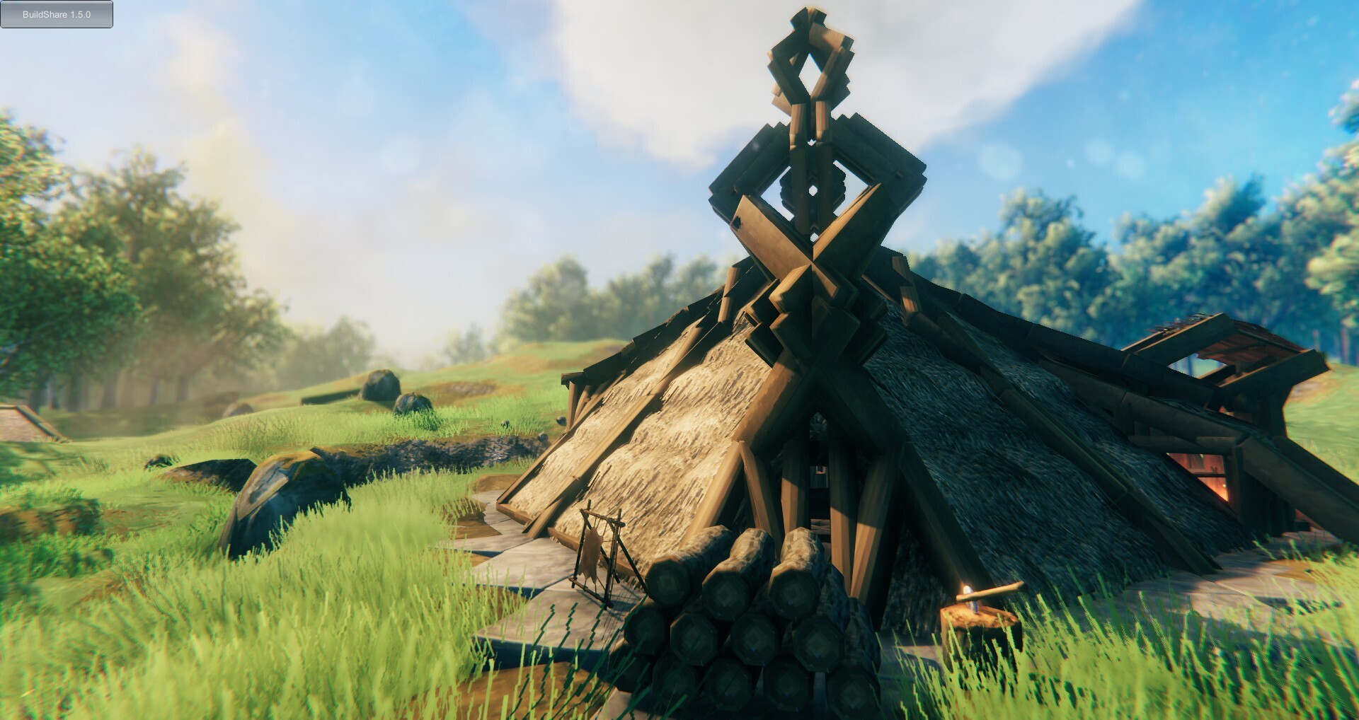 Hunters Hut Valheim Build