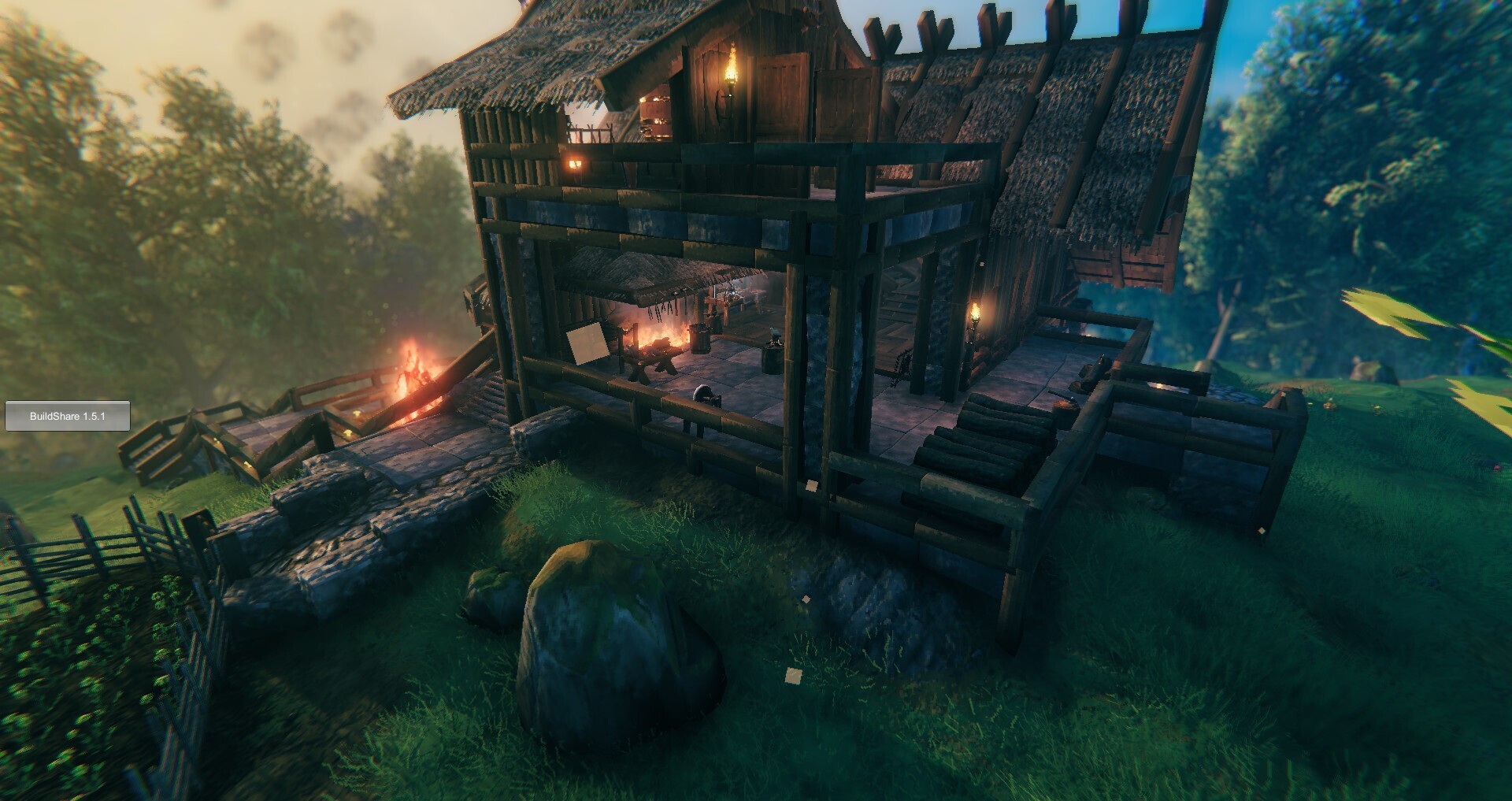 Blacksmith copied from Vetlive with a own touch Valheim Build