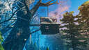 Simple Shack Hanging from a Tree Valheim Build