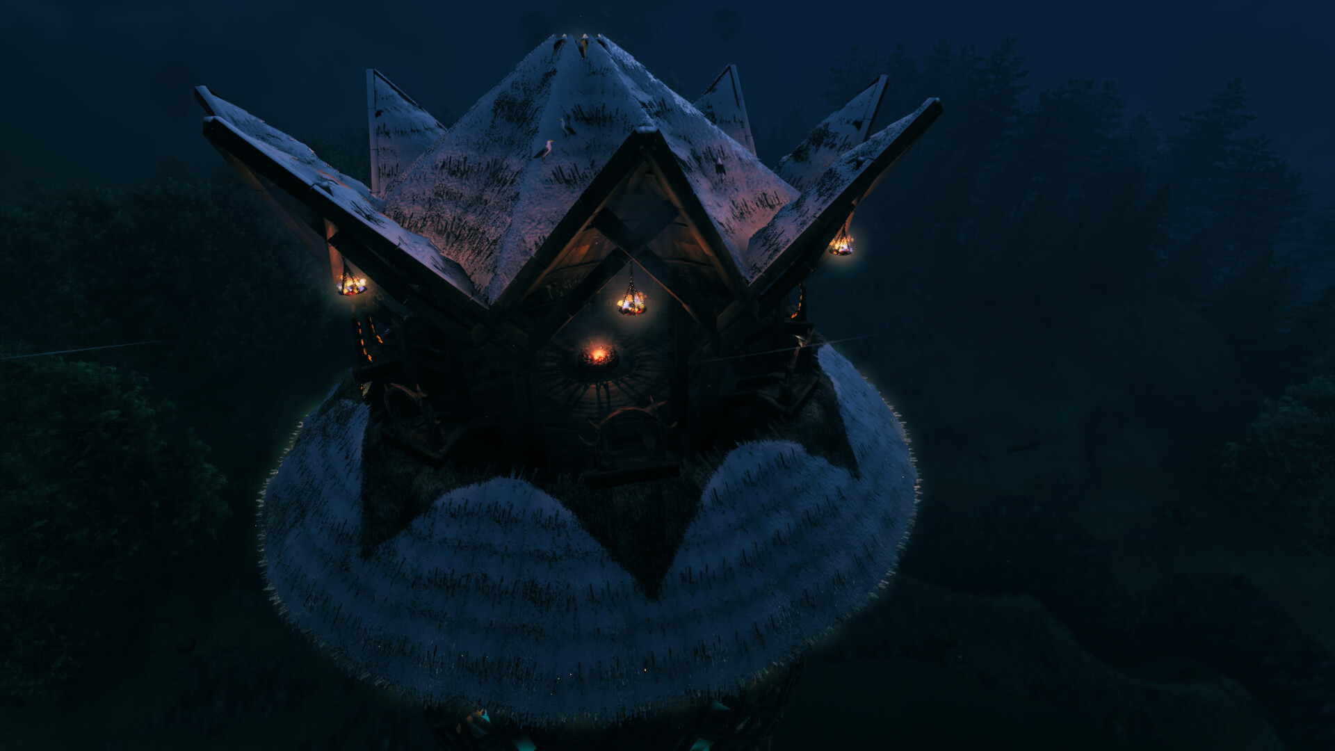 Shamanic Portal Hub tower No mods/console Valheim Build