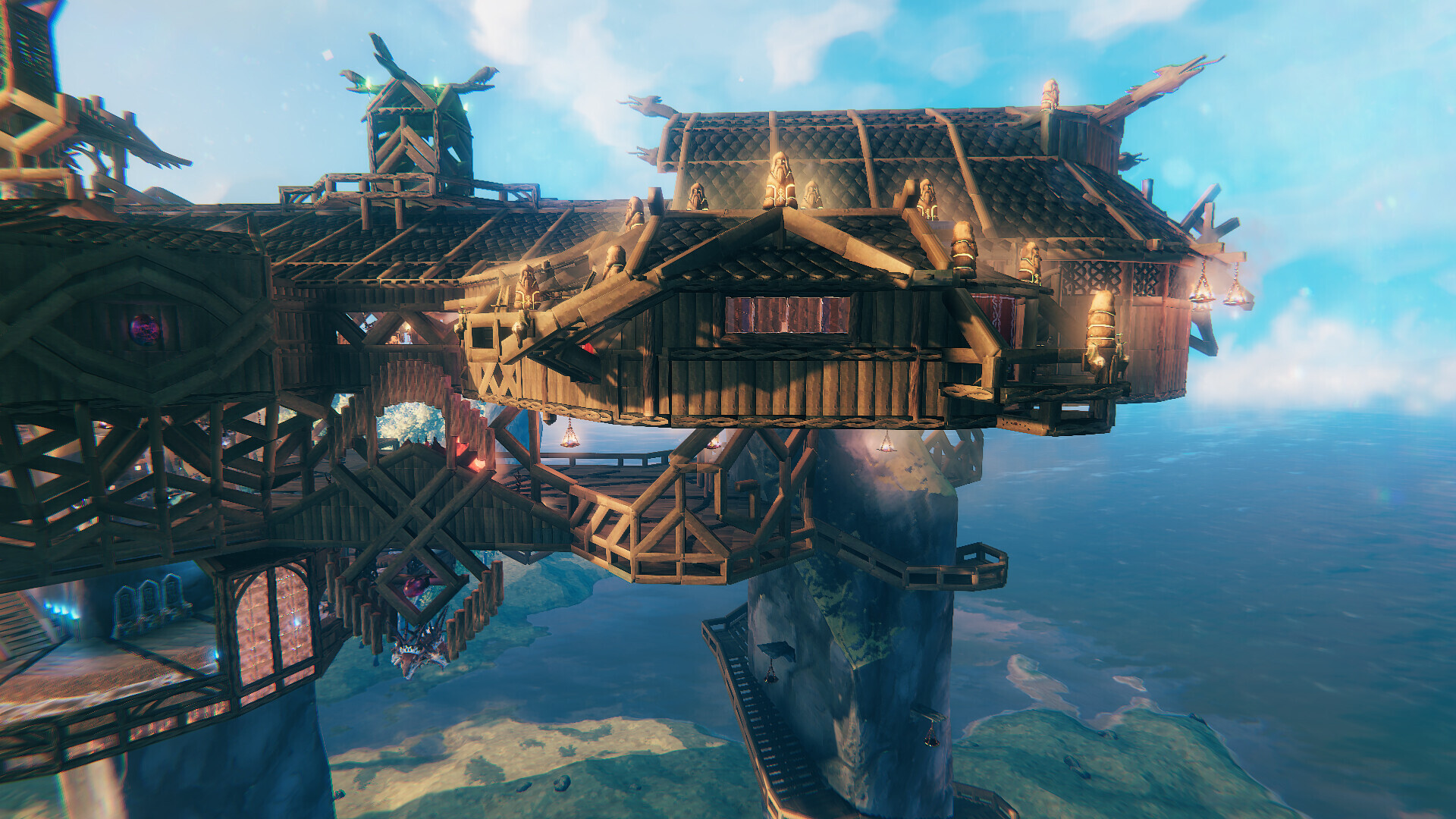 Mythic Sky Mansion (Hearth and Home edition) Valheim Build