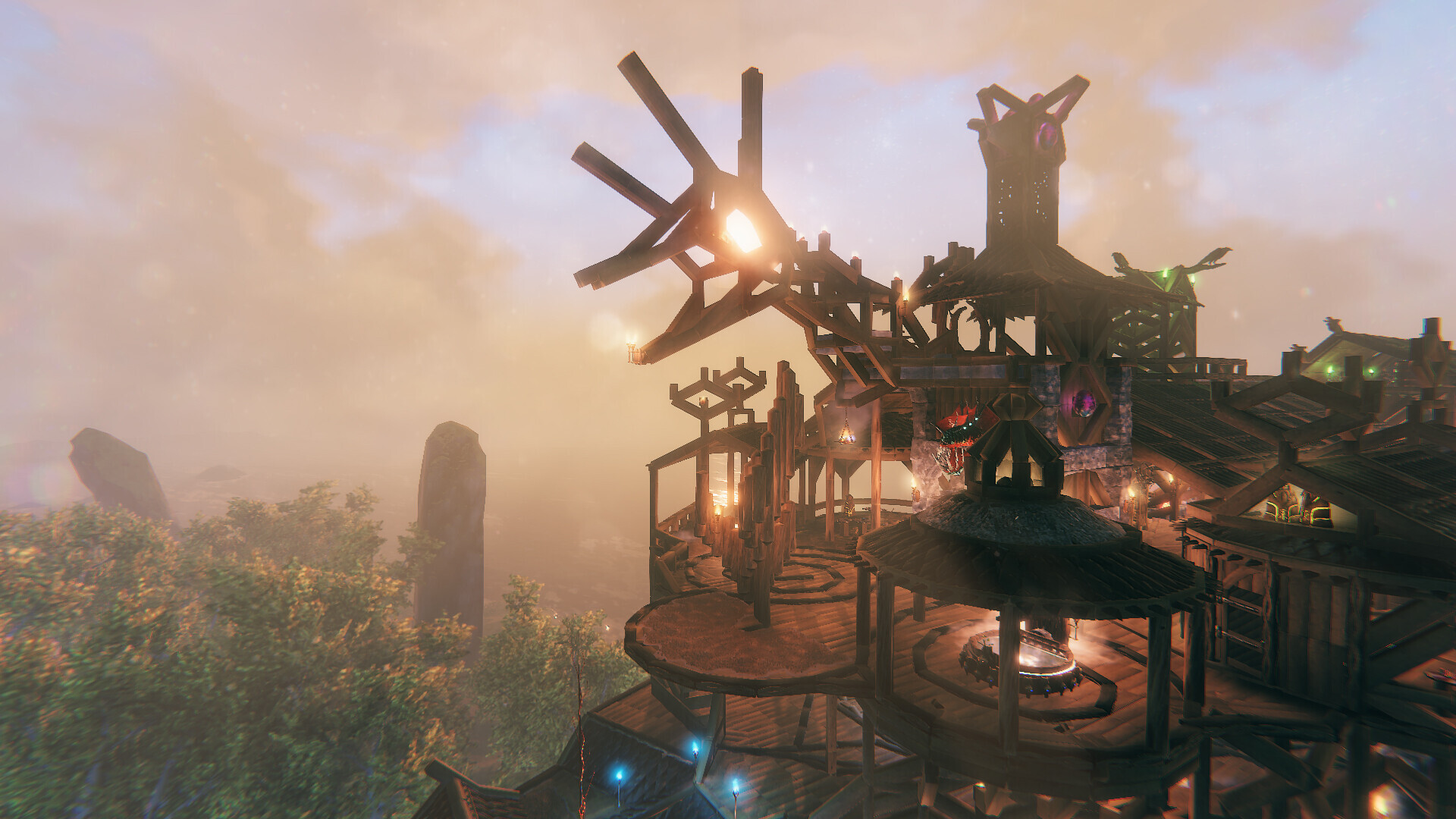 Mythic Sky Mansion (Hearth and Home edition) Valheim Build