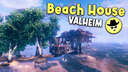 Beach House Valheim Build