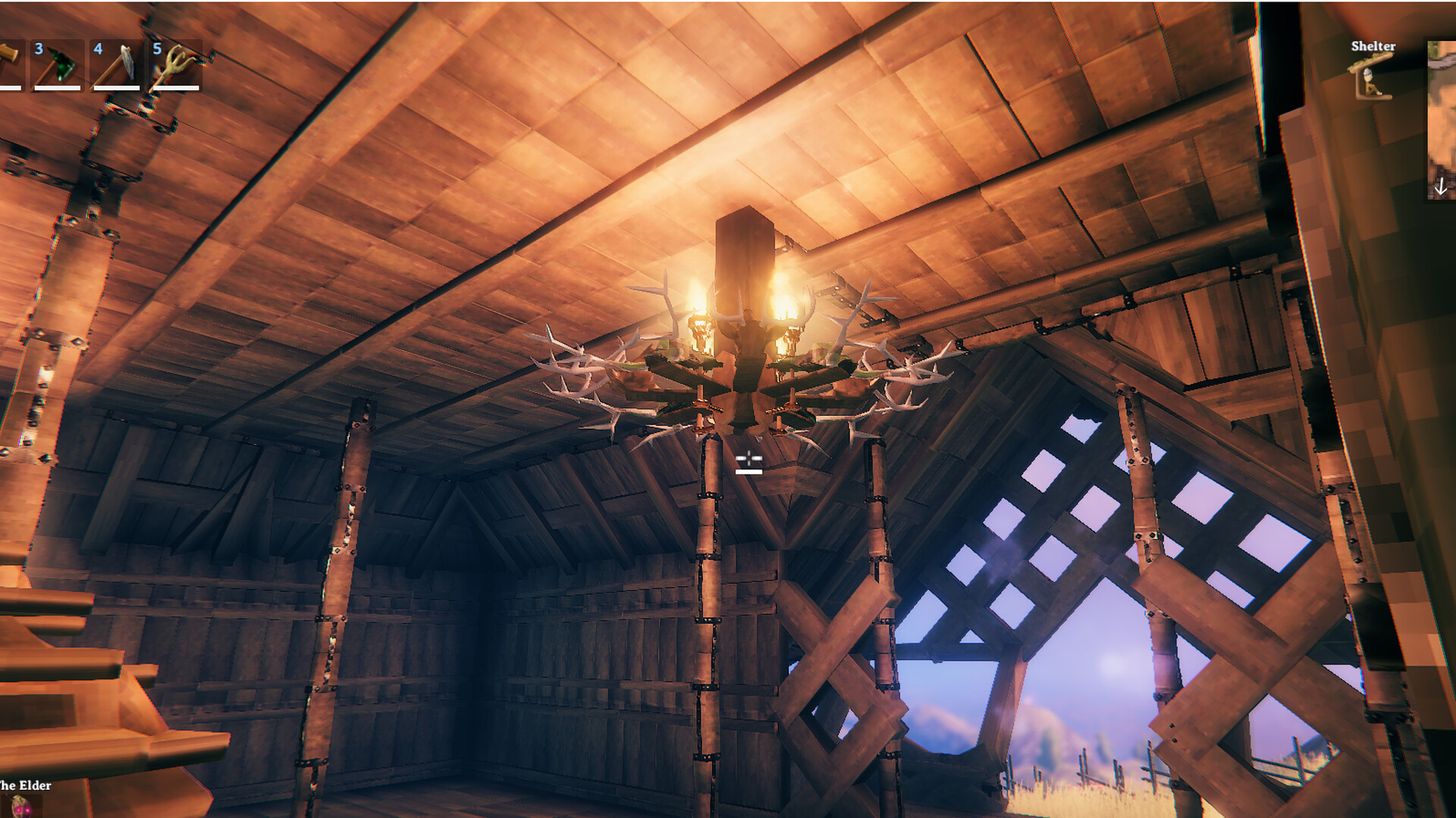 A few chandeliers Valheim Build