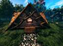 Decorative starter building for small community Valheim Build