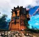 Crooked tower Valheim Build