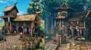 medieval house Valheim Build