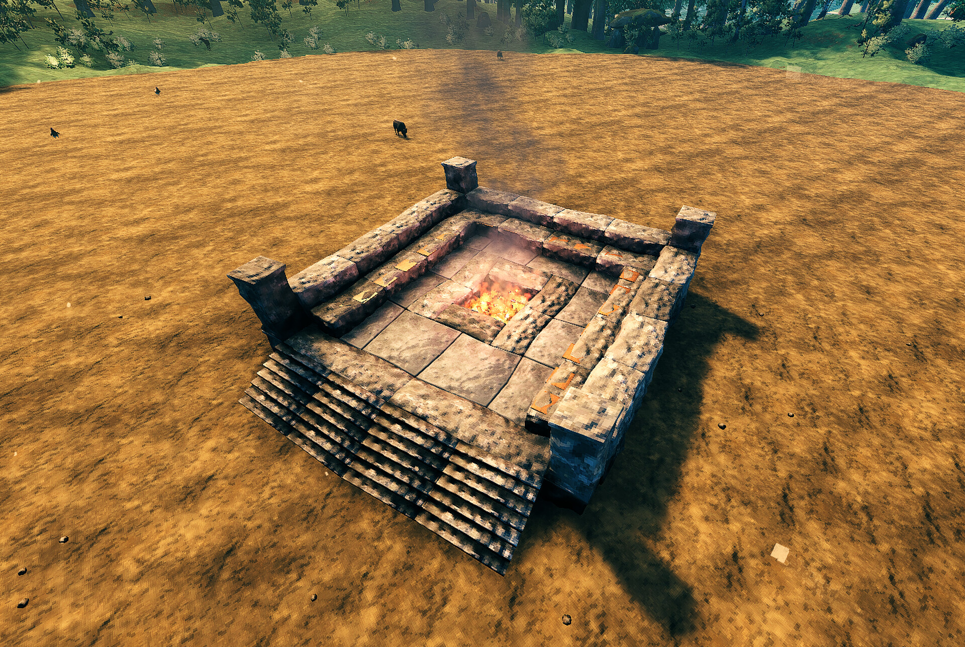 Firepit Valheim Build