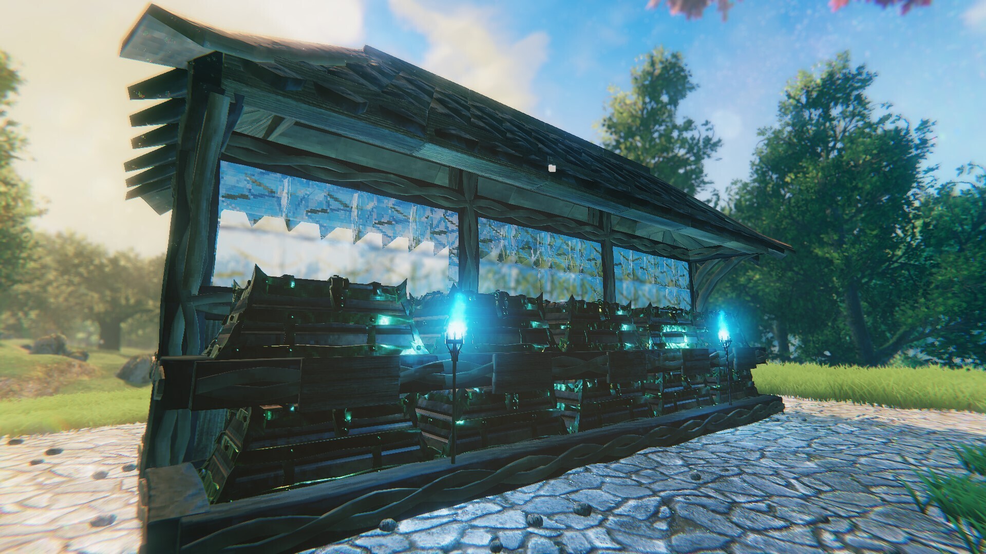 Black Metal Storage Facility Valheim Build