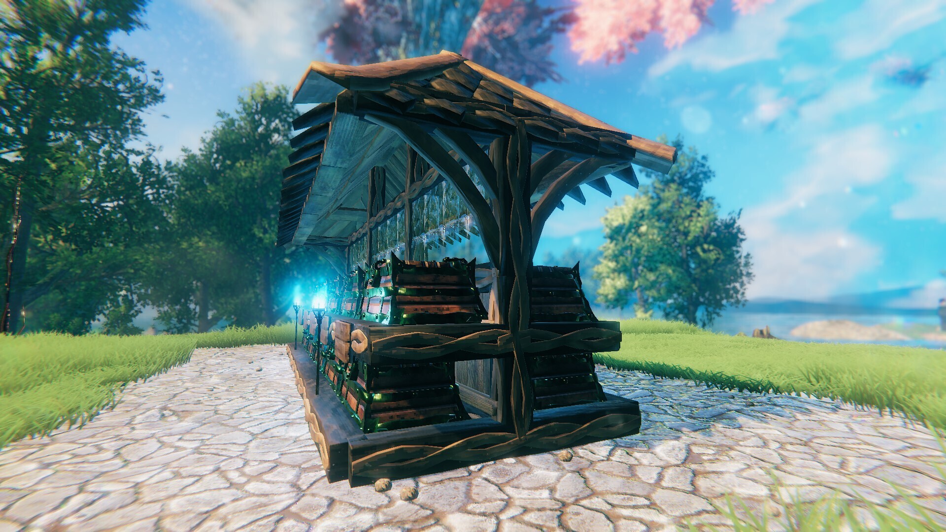 Black Metal Storage Facility Valheim Build