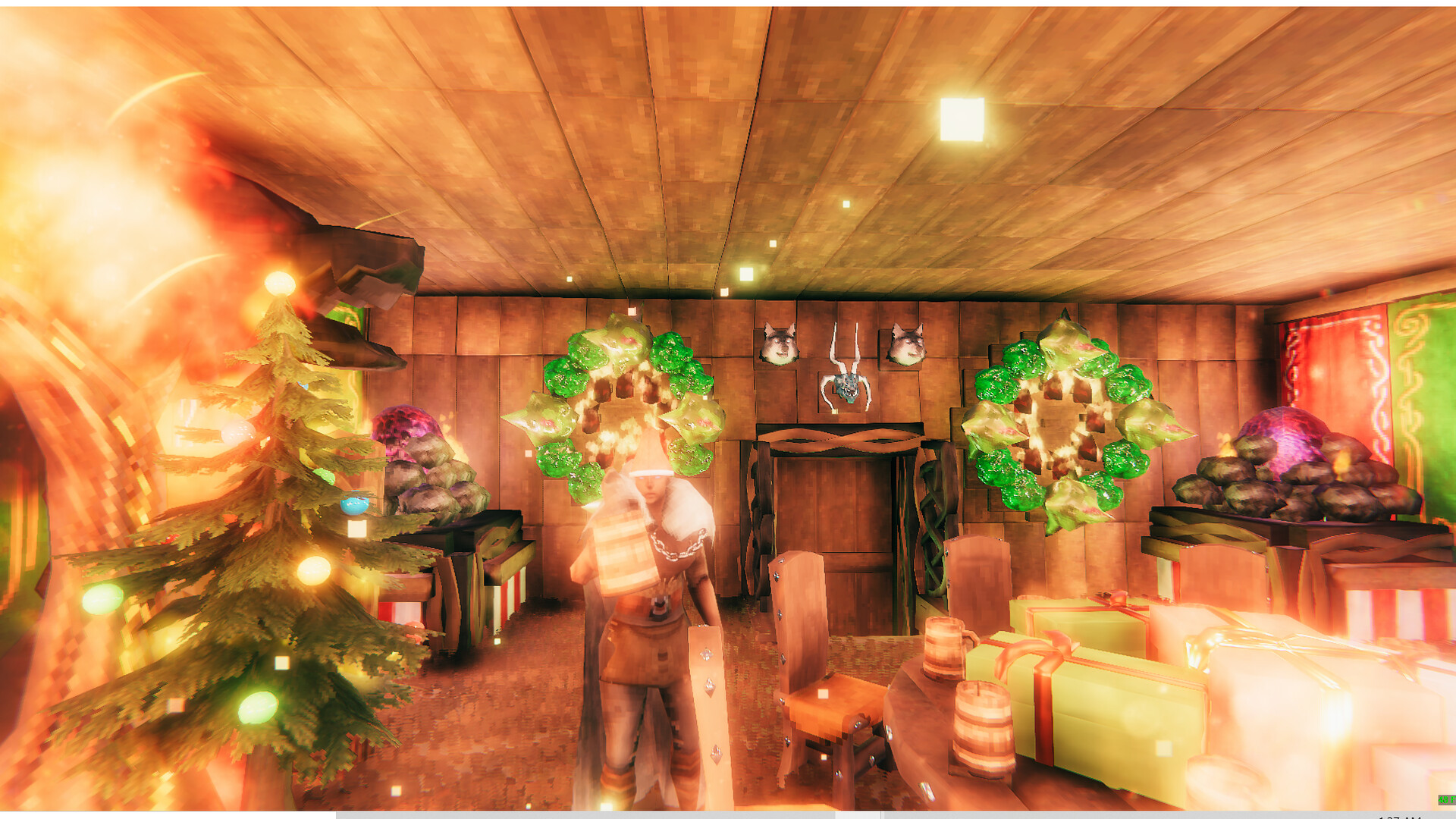 I built a Really Big Yule tree Valheim Build