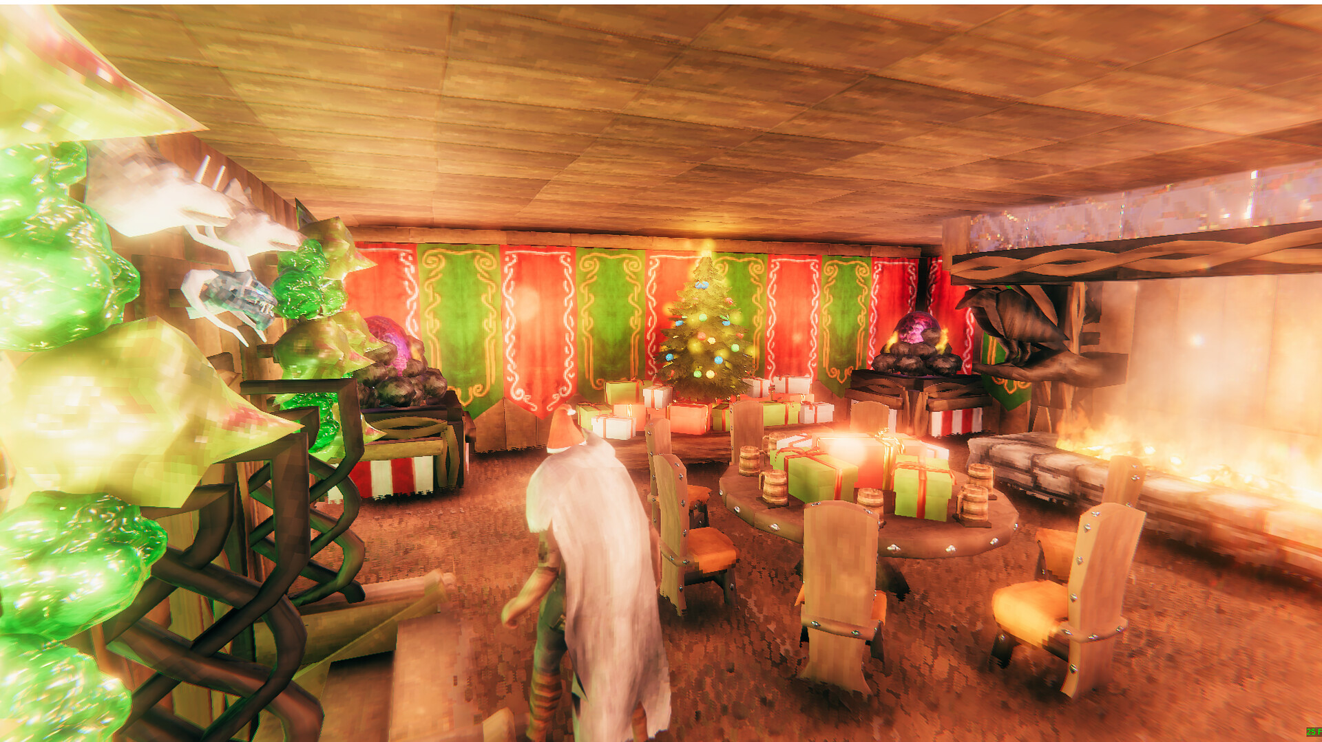 I built a Really Big Yule tree Valheim Build