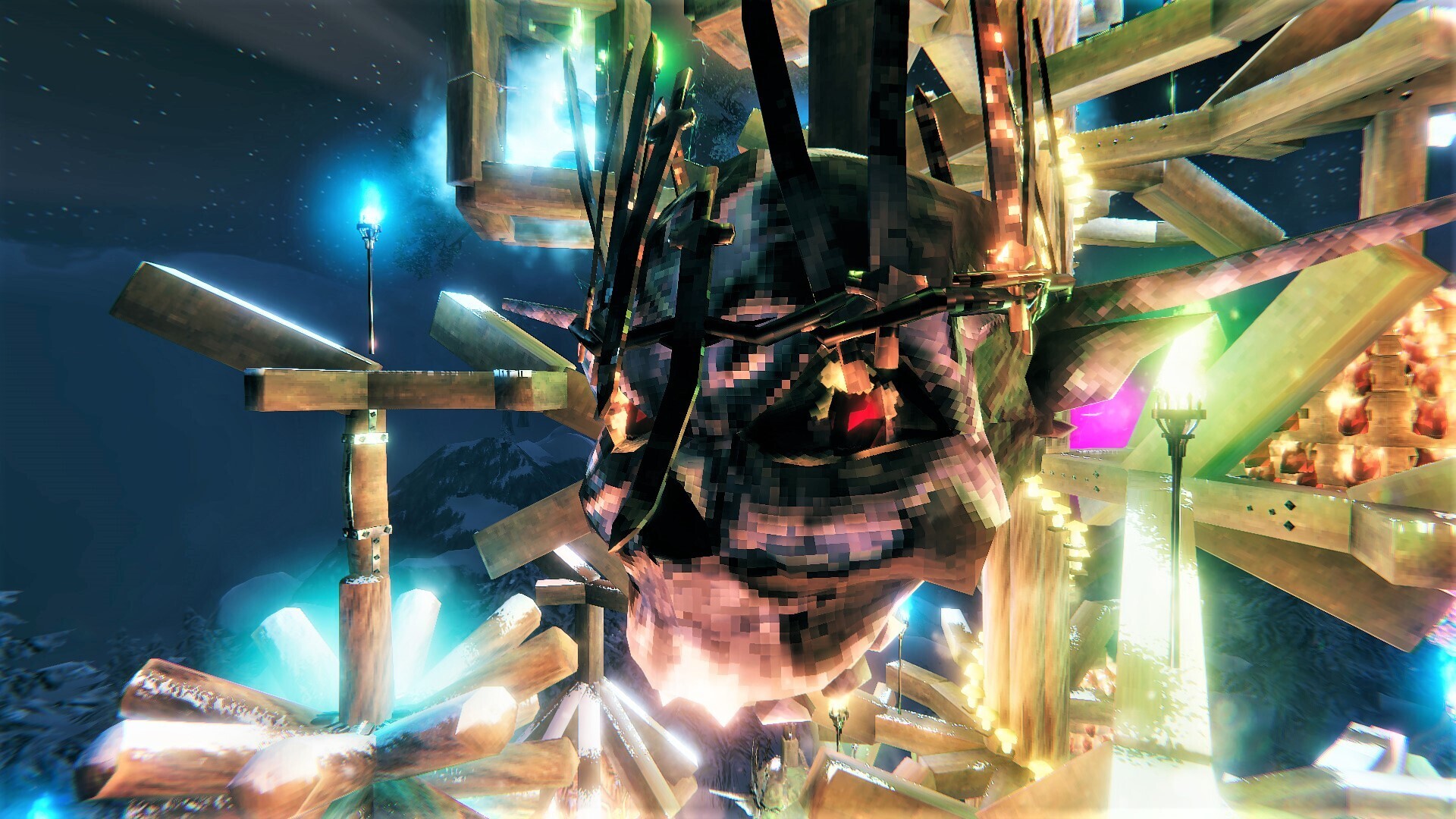 Mega Christmas Tree! Valheim Build