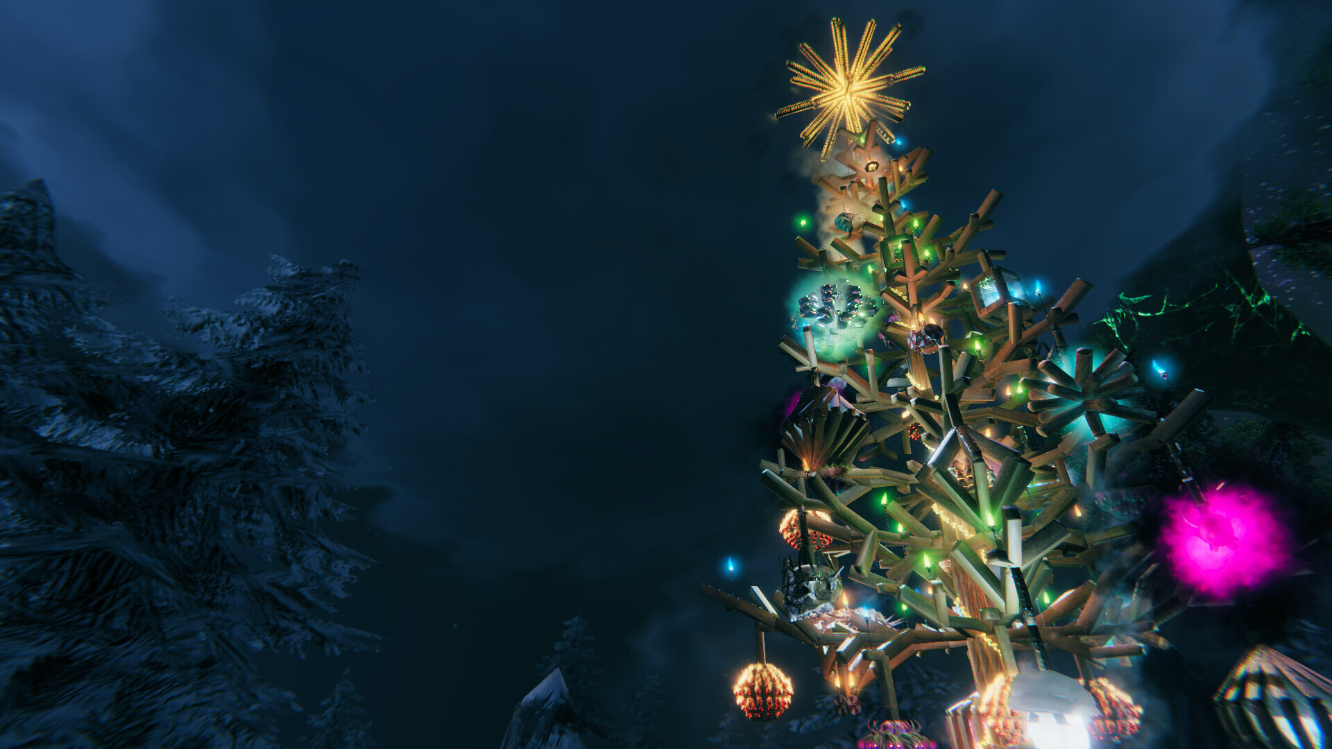 Mega Christmas Tree! Valheim Build