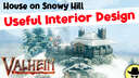 House on Snowy Hill - Useful Interior Design | VALHEIM Valheim Build