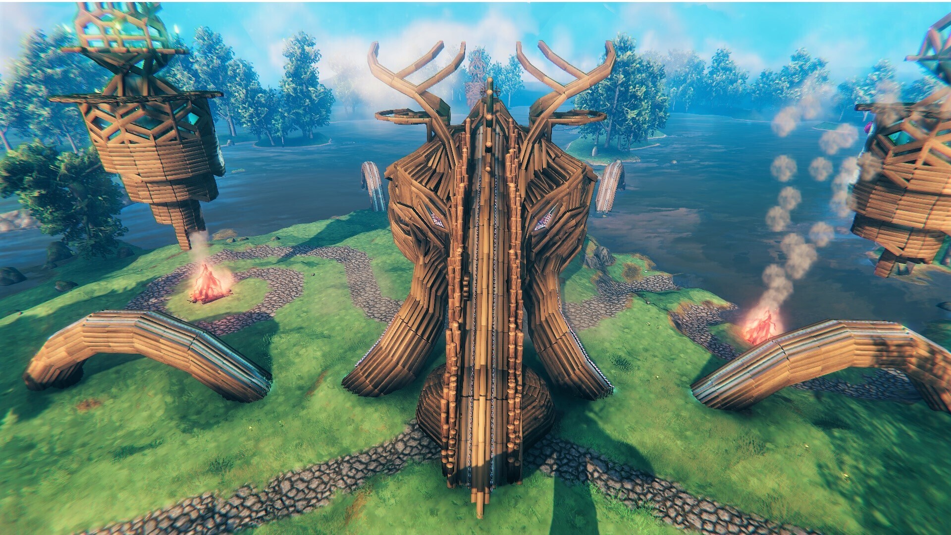 My entry for the buildforbaldr Valheim contest The Altar of The