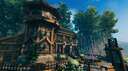 medium size Medieval house full Tutorial Valheim Build