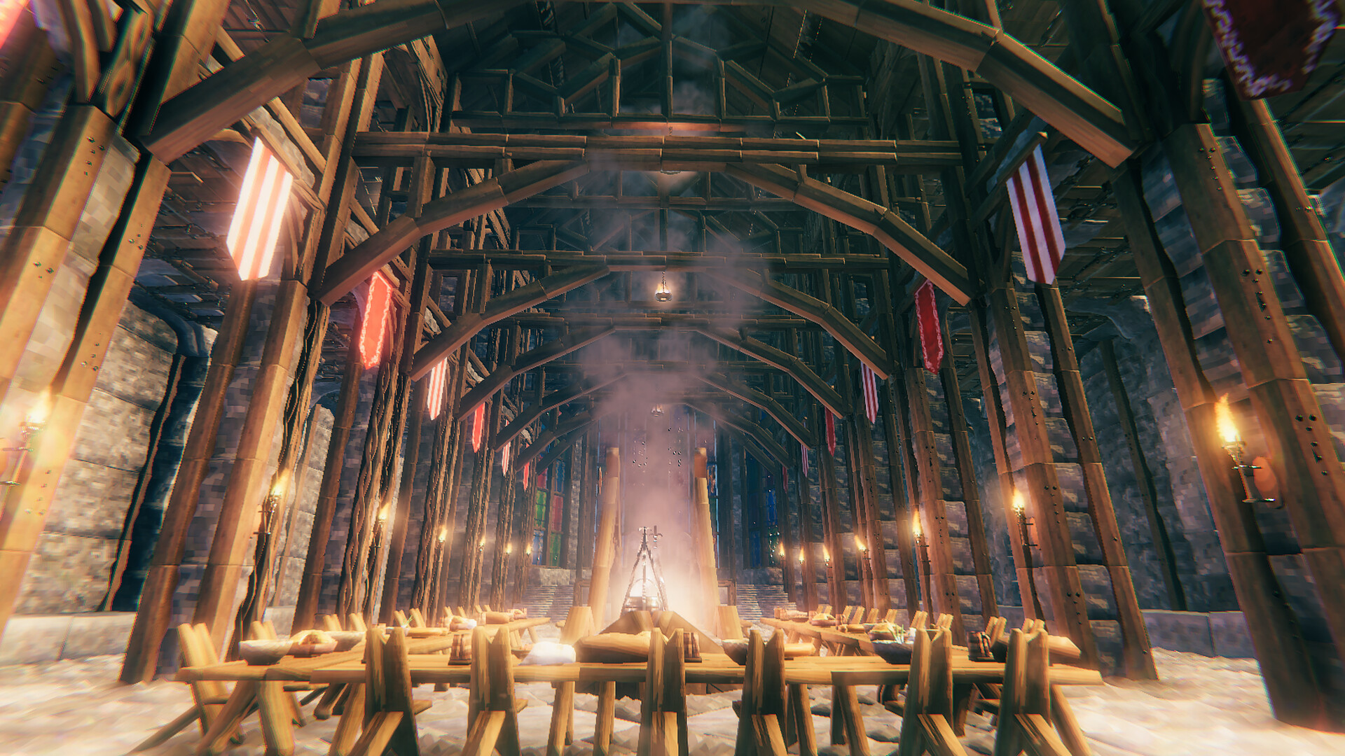 Great Hall Valheim Build