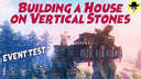 Building a House on Vertical Stones | VALHEIM Valheim Build