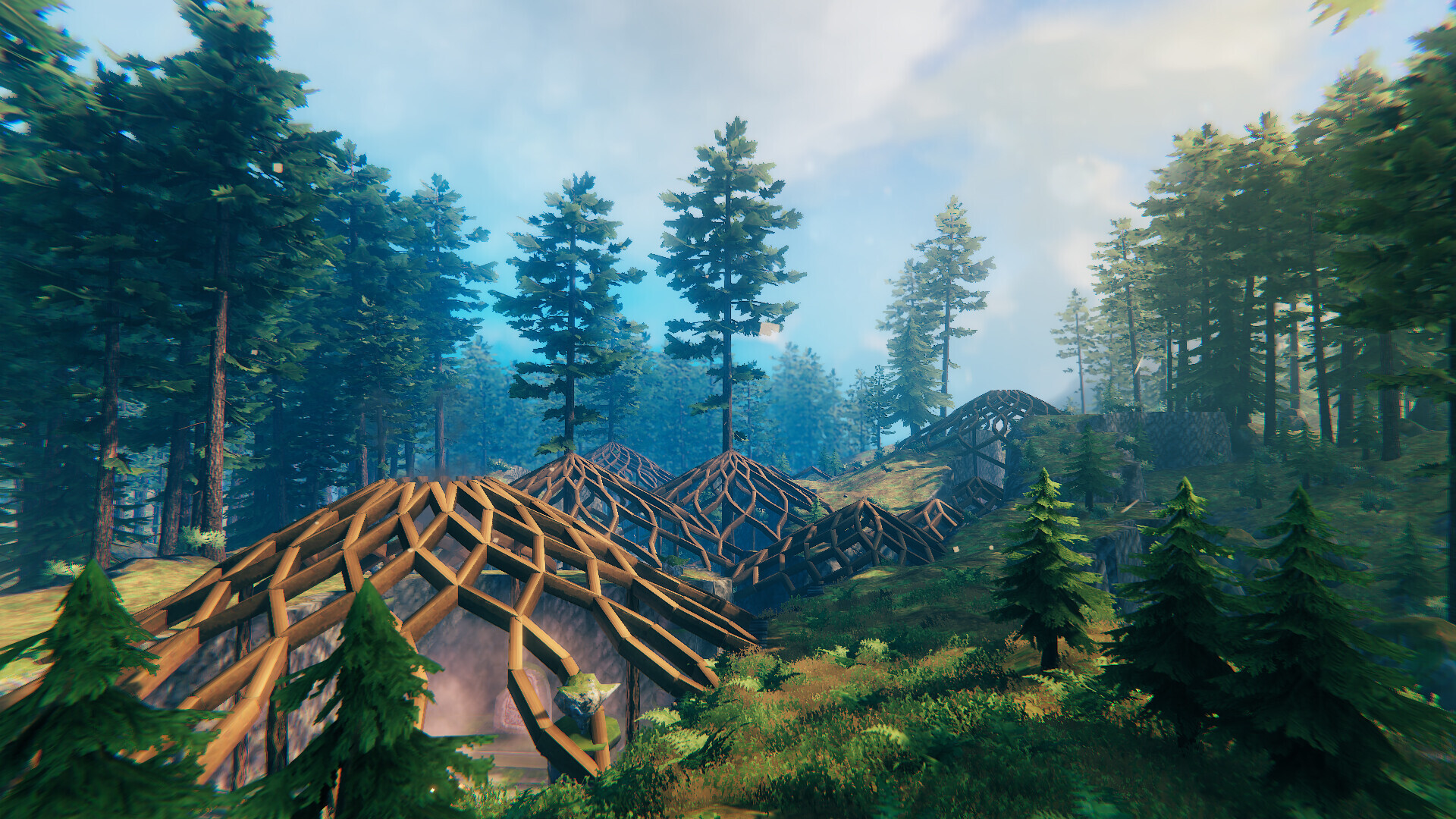 The Largest Underground Base Valheim Build