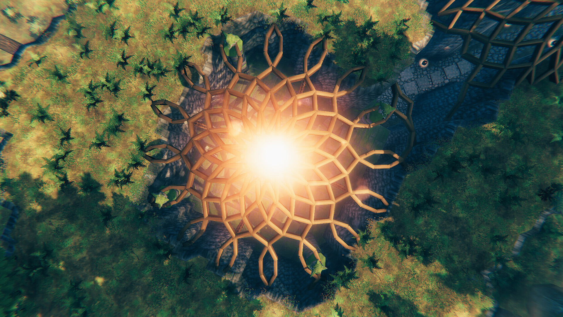 The Largest Underground Base Valheim Build