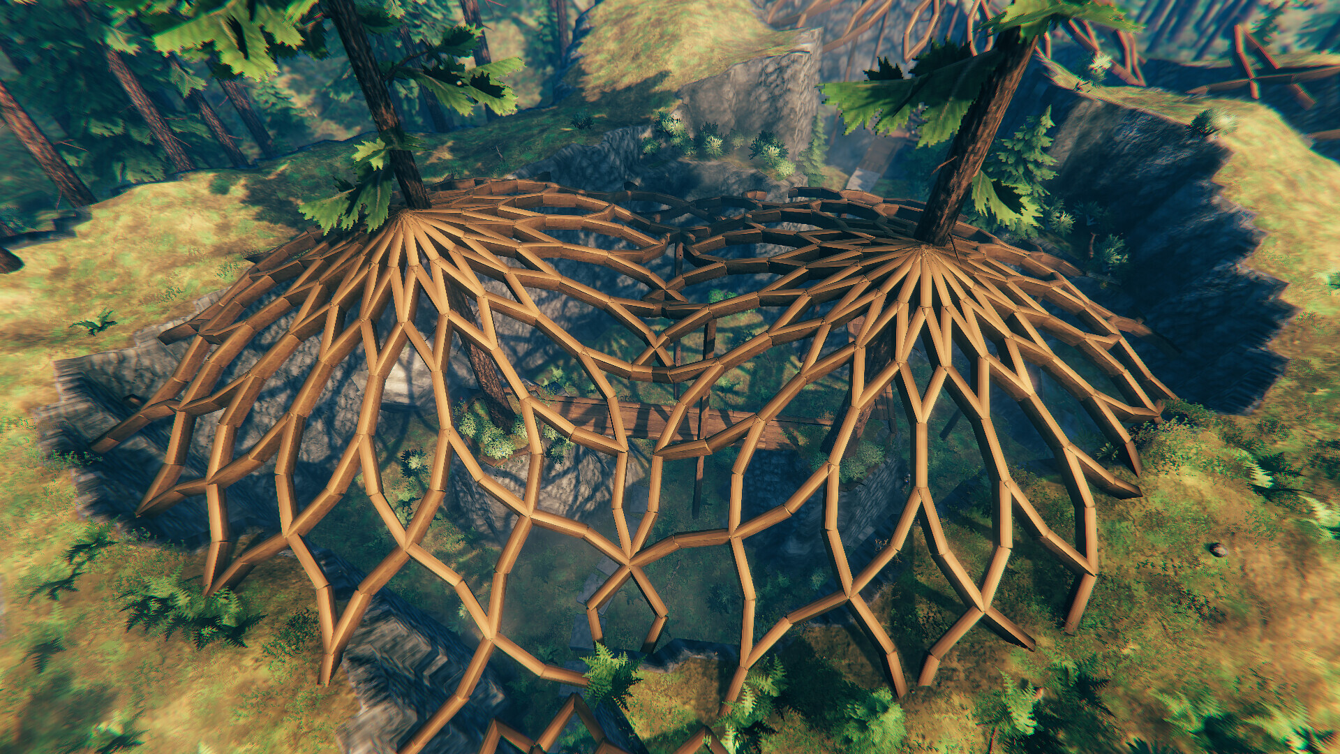 The Largest Underground Base Valheim Build