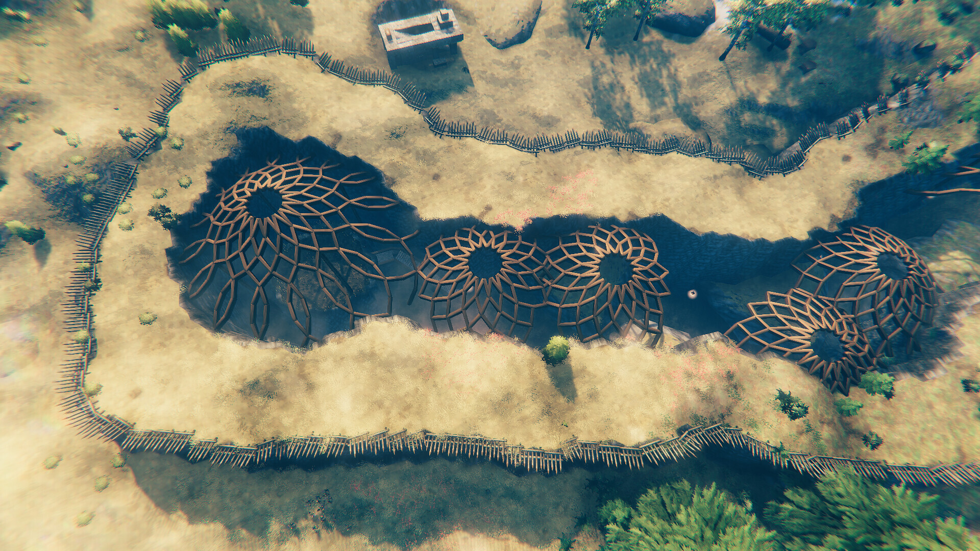 The Largest Underground Base Valheim Build