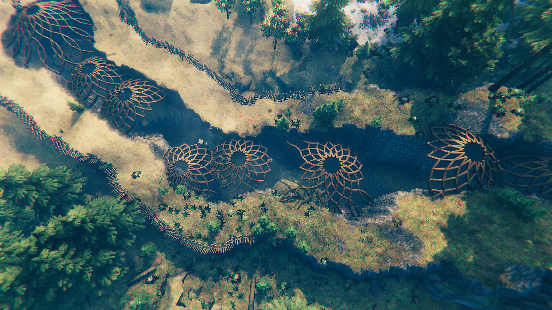 The Largest Underground Base Valheim Build