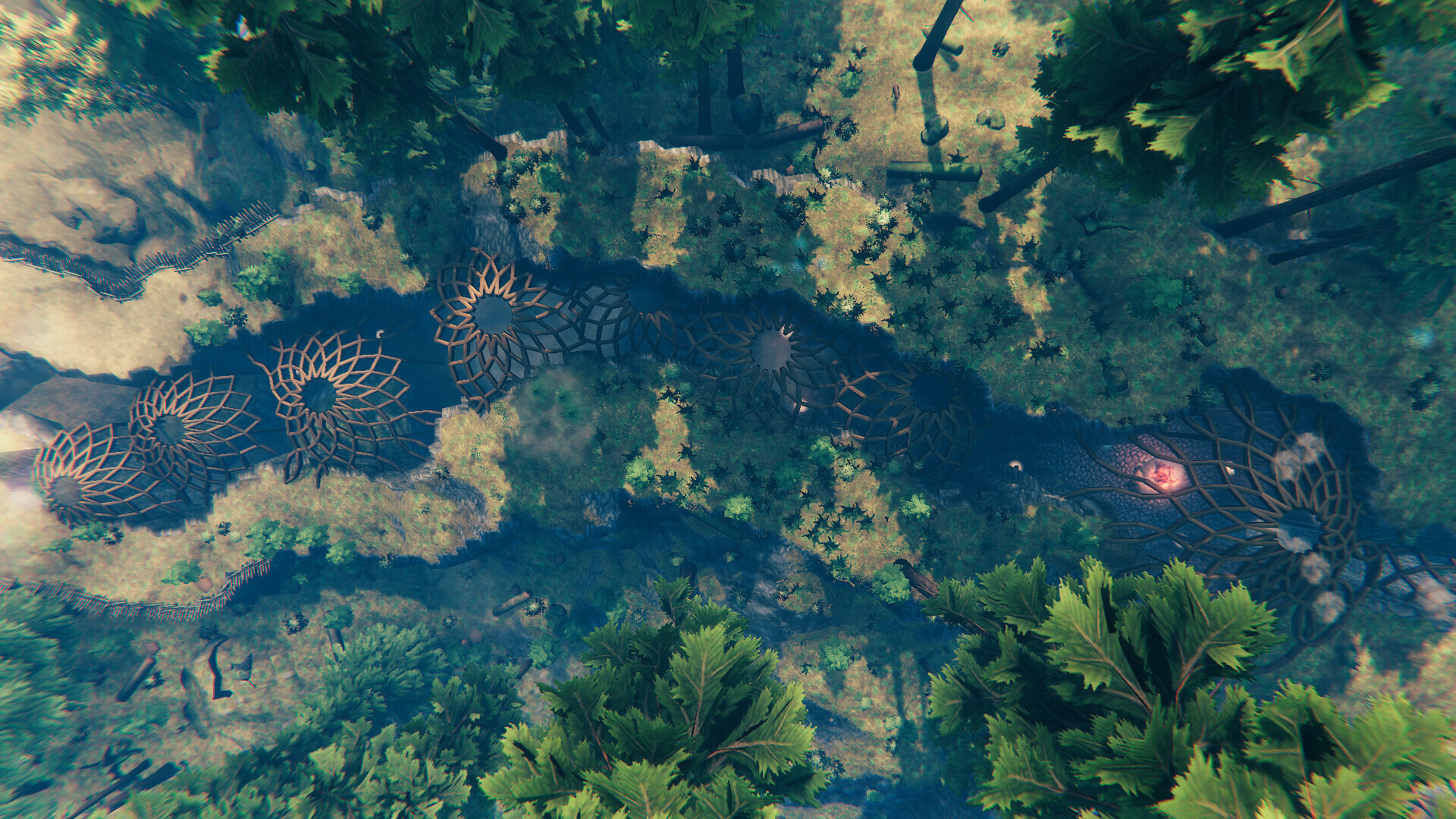 The Largest Underground Base Valheim Build