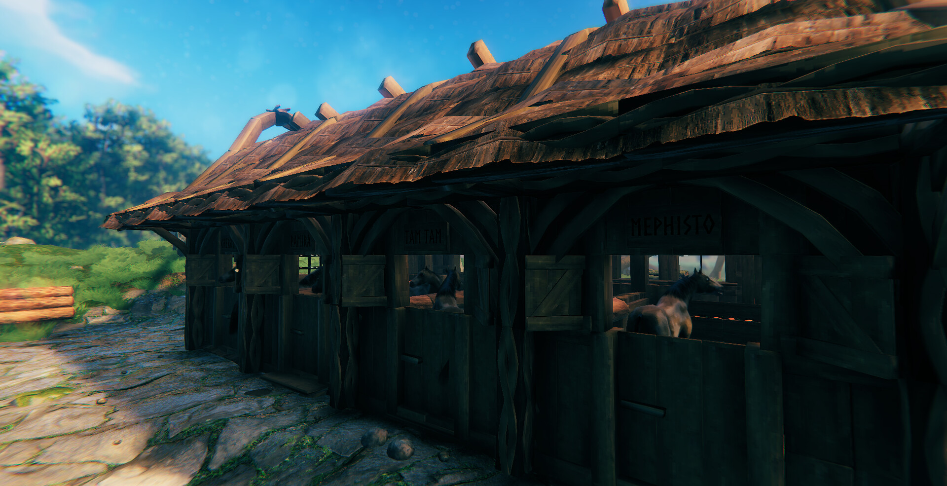 A day at the races Valheim Build