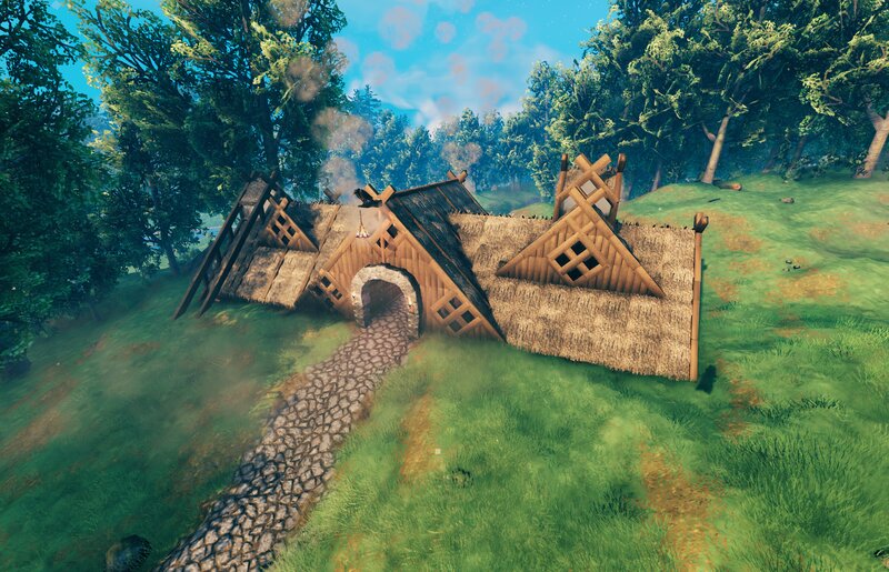 Inn with tunnelvision Valheim Build