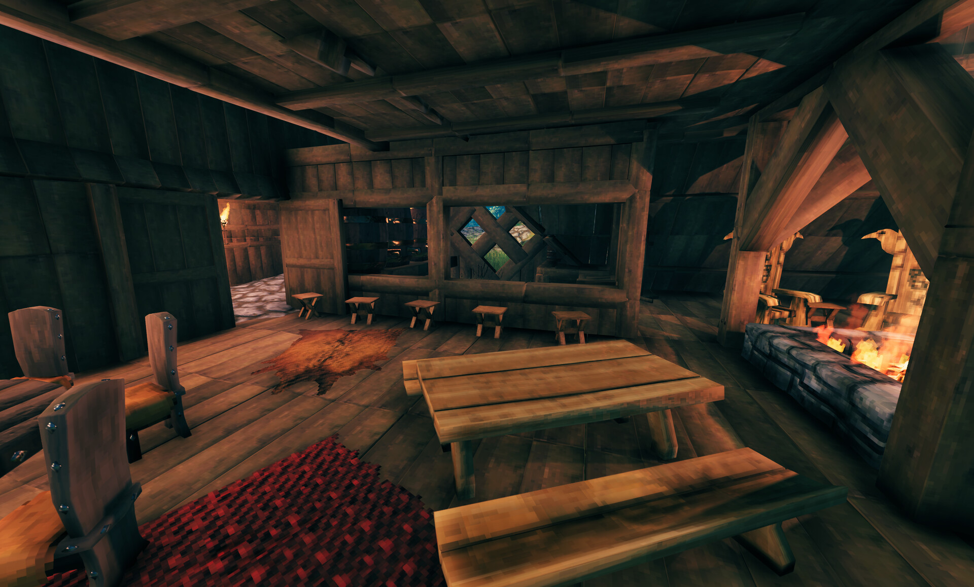 Inn with tunnelvision Valheim Build