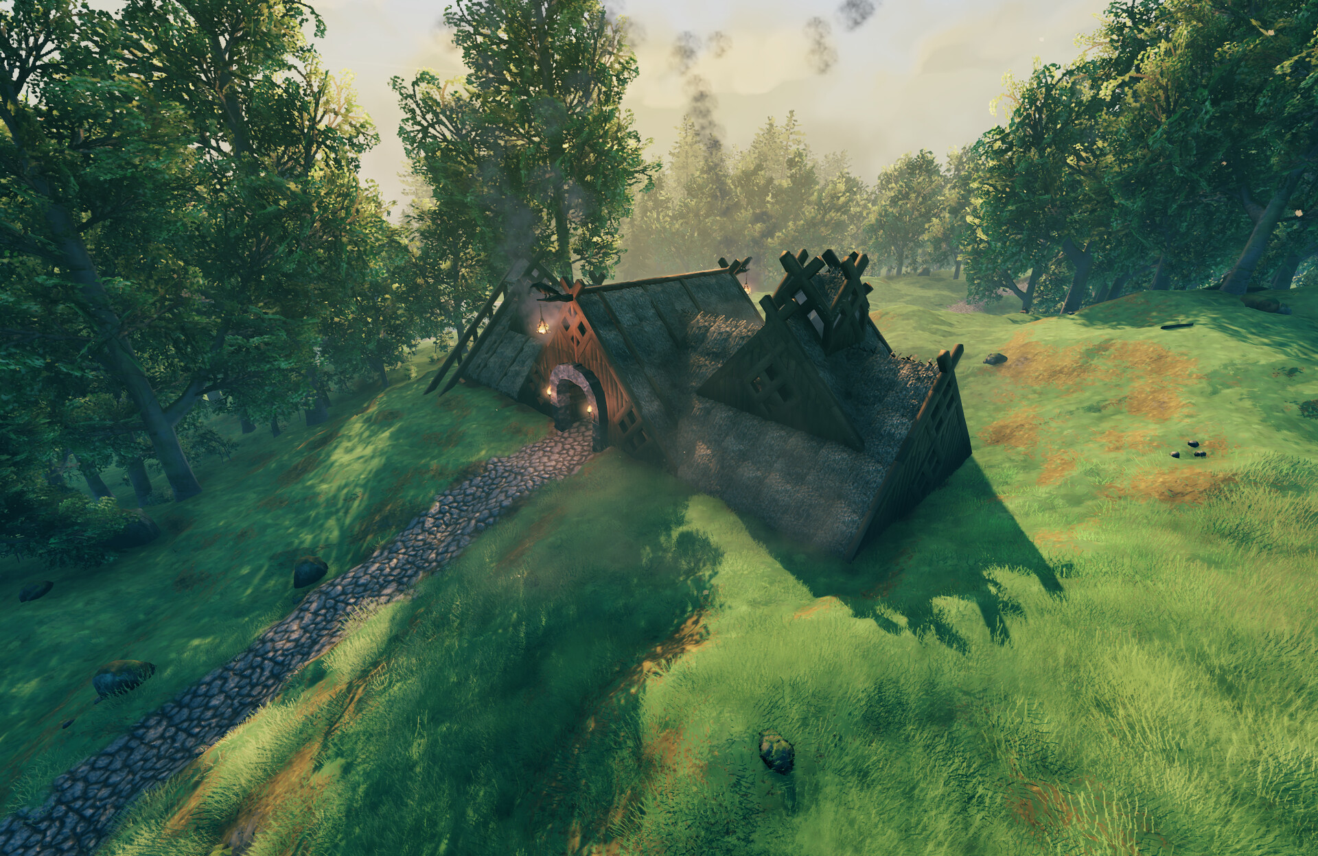 Inn with tunnelvision Valheim Build