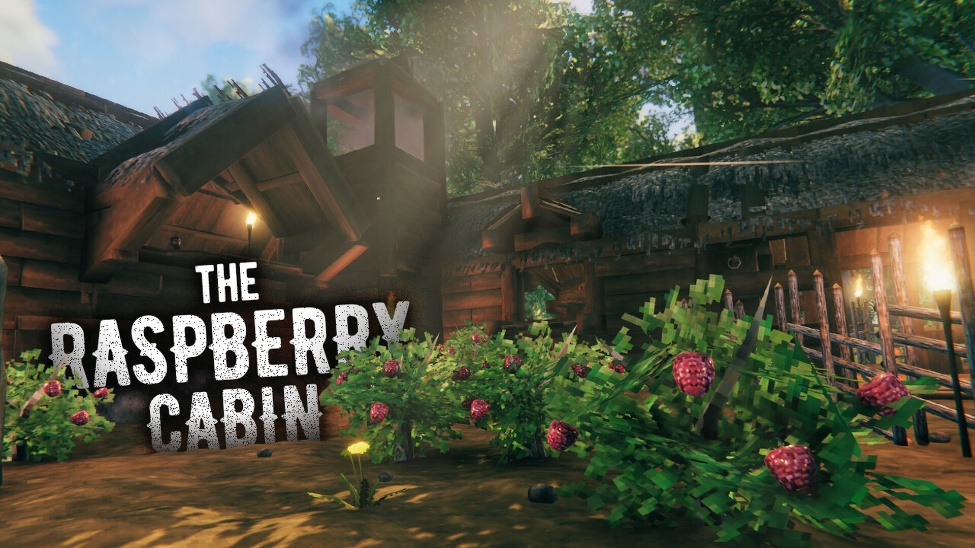The Raspberry Cabin Valheim Build