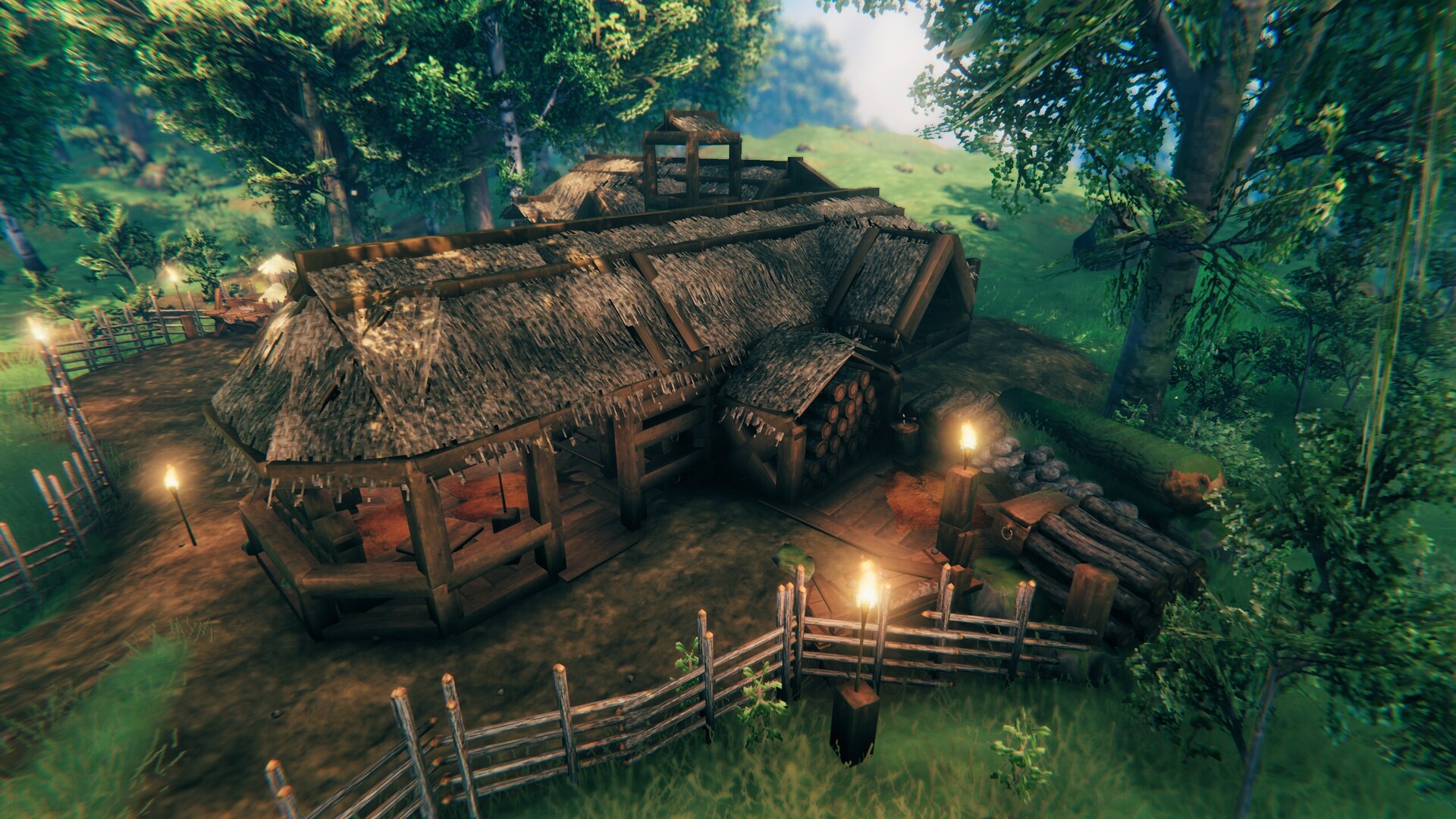 The Raspberry Cabin Valheim Build