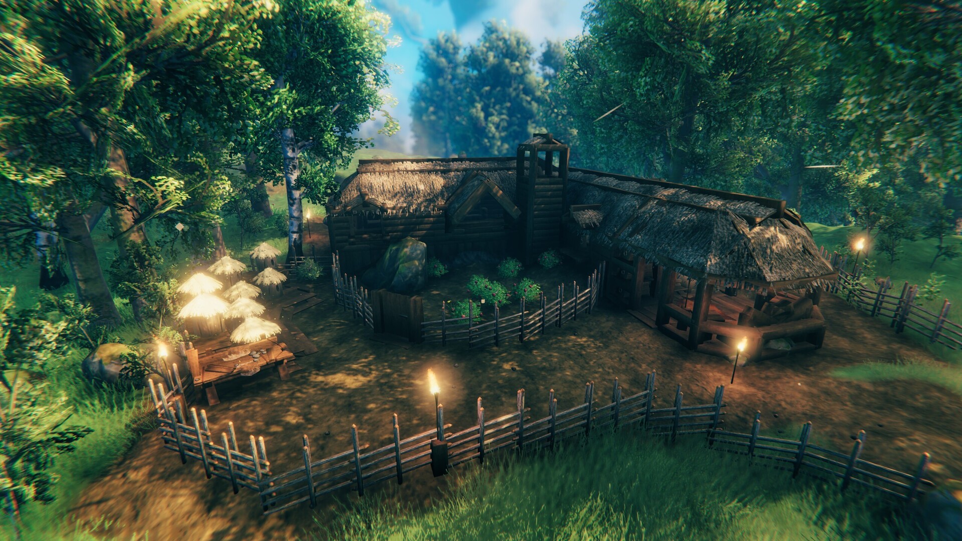 The Raspberry Cabin Valheim Build