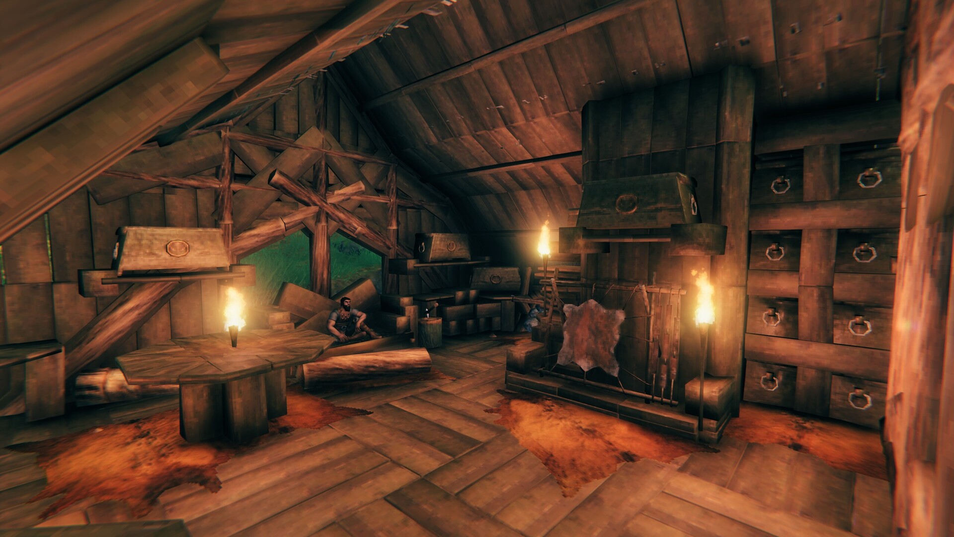 The Storm Cellar Cabin Valheim Build
