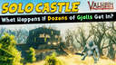 SOLO CASTLE | What Happens If Dozens of Gjalls Get In? Valheim Build