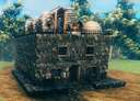 Small Black Marble Base House Valheim Build