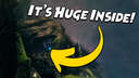 Huge Safe Cave Base in Mistland Valheim Build