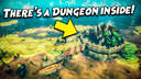 Useful Mansion in the Round Wall - There's a Dungeon inside! Valheim Build
