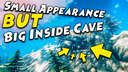 Small Appearance but Big Inside Cave Valheim Build