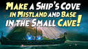 Make a Ship's Cove in Mistland and Base in the Small Cave! Valheim Build